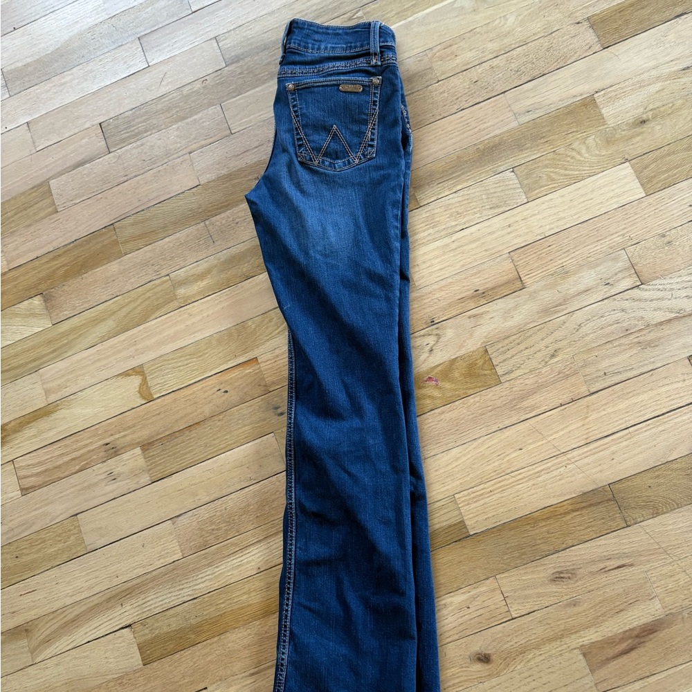 Wrangler Blue Boot Cut Jeans Classic Style
